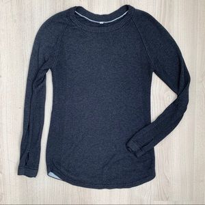LULULEMON Gray Crewneck Merino Wool Sweater